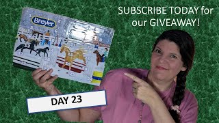 Breyer Advent Calendar Day TWENTY-TWO #adventcalendarunboxing #jesusstory #giveaway #horses