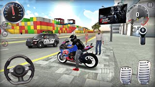 Moto Bike City Police Racing Motorcycle Stunt - Xtreme Motorbike Rider Android Drive Gameplay