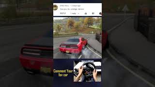 Crazy drift drive of Dodge Demon Forza horizon 4