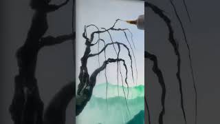 Painting on water called  Ink wash painting #subscribe #painting #water #art #artwork