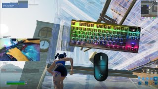 SteelSeries Apex Pro TKL 😴 Satisfying ASMR Chill😍 Smooth Fortnite Gameplay 360FPS 4K🏆