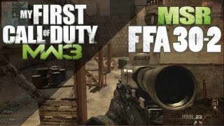 MW3 | [30-2] MSR Quick Scope FFA Fast Online Gameplay Commentary | HD