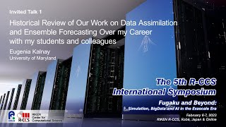 "Historical Review of Our Work on Data Assimilation and Ensemble Forecasting Over..."