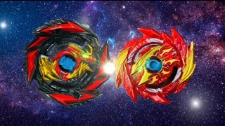 demise devolos D6 vs super hyperion H6 beyblade burst  batalla (JEFRI B,G)