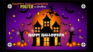 HAPPY HALLOWEEN POSTER | Corel Draw | Farhan Fayez