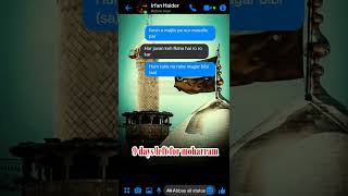 Ya Zahra / 9 Days Left For Muharram / irfan haider nohay / new what's app status #Short