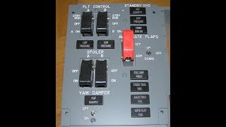 Paneles de navegación y control de vuelo / Navigation and flight control panels