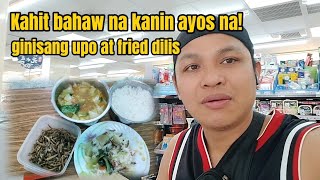 Namalenke ng maaga para makapagluto ng  ginisang upo at pritong dilis