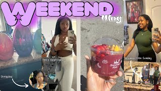 WEEKEND VLOG | shopping, getting my toes done, easter baskets, church, trying new foods! ⋆ ˚｡⋆୨୧˚