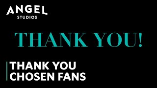 Thank you Chosen fans and contributors.