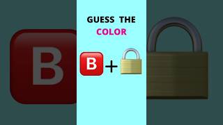 Guess The Color By Emoj #shorts