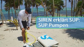 SUP Pumpen - Vergleich der unterschiedlichen SUP Pumpen. Wir beschreiben Handpumpen für SUP-Boards