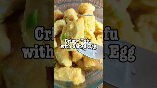 Crispy Tofu With Salted Egg #shortsvideo #shortsrecipe #resepmudah