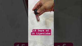 15 Days of 15 Lipsticks | DAY 1 | #shorts #shortvideo #viralvideo #trending #makeup #lipstick #red