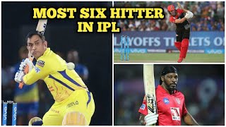 Most Six Hitter in IPL History | Top Ten Six Hitter in IPL | Chris Gayle on Top | IPL Records |