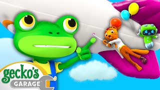 Gecko MUST SAVE Weasel! | Max the Monster Truck | Truck and Bus Cartoon | Gecko's Garage