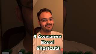 5 Awesome Excel SHORTCUTS in 1 Minute #shorts