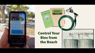 Control Your Grain Bins from the Beach! With the STEPS grain bin management - simple and AFFORDABLE!