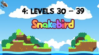 Snakebird: #4 - Levels 30 - 39 - Full Walkthrough