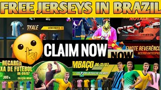 FREE JERSEYS IN FREEFIRE 🤫🤫//JERSEY FREE//#upcomingevents #freefire #gyangaming #freefirebrazil