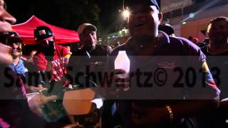 Chavistas  Motorizados  Abril 14 , 2013 frente VTV  Elecciones Maduro