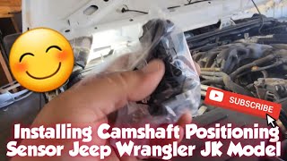 How to: Install Camshaft Positioning Sensor 2018 Jeep Wrangler