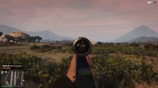 And people say I use Marksman Rifle - GTA 5 Online Gamplay