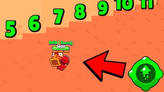 Longest Jump With ROCKET LACES Gadget! | How Far Can Brock Jump! | Brawl Stars!