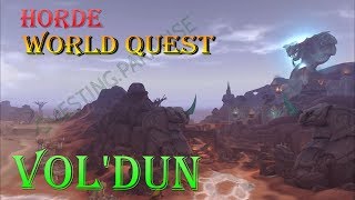 World Quest: Thar She Sinks - Battle for Azeroth - Voldun Questing - WoW