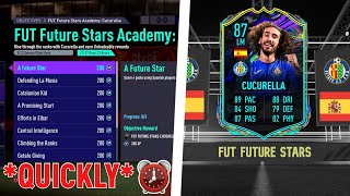 HOW TO COMPLETE FUT FUTURE STARS ACADEMY CUCURELLA QUICKLY! - FIFA 21 Ultimate Team