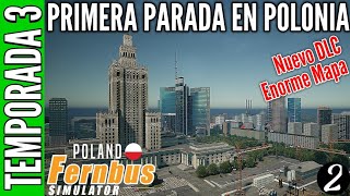 Viaje a Polonia (enorme nuevo mapa DLC) y vamos a una estación subterránea! - Fernbus Consola T3 #2