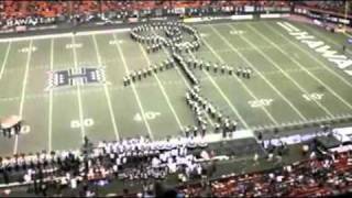 Human Stick Figure at Football Game