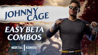 Johnny Cage Easy Beta Combos - Mortal Kombat 1