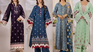 Very Stylish Lawn Dress Designing Ideas 2024 || Lawn Printed Suits Designs || Summer Dress Designs