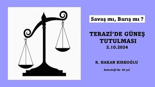 Terazi'de kavgacı Güneş tutulması - R. Hakan Kırkoğlu