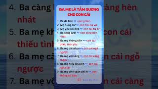 Ba mẹ là tấm gương cho con cái #follower #cuocsong #shortsvideo