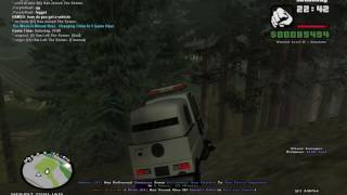 Driving 2 Street Sweepers off Mount Chiliad GTA: SA:MP CrazyBob's Server 2