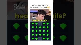 Google Heads or Tails haha.#stake  #cabrzy  #roulette #shorts #short #viral #casino #slots