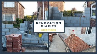 We Have Walls and A Floor! - House Extension Week 3