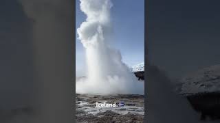 Geysir Eruption #iceland #outdoors #goldencircle #naturelovers #exciting #anticipation #reykjavik