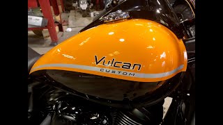 New Kawasaki Vulcan 900 Custom Unboxing &  Complete Build - Crate to Showroom Floor - Candy Orange