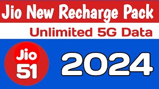 jio Unlimited 5G Data New plan 51 // Jio Ka 51 unlimited 5G Data recharge