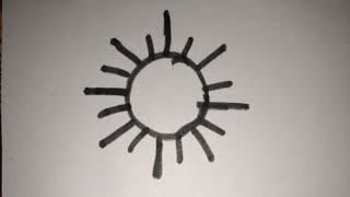 How to draw a sun || Sun drawing ||for kids | #drawing #drawingforkids