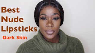 BEST NUDE LIPSTICK FOR DARK SKIN| Becca Wiss