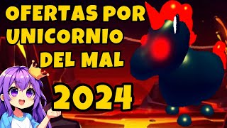 QUE OFRECEN por UNICORNIO del MAL HALLOWEEN 2024 ADOPT ME roblox