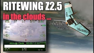 Ritewing Z2.5 - Wing FPV  - Flying in the clouds