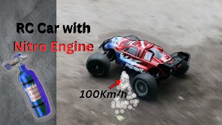 Rc Nitro powered Monstertruck Car Nitrous Powerful/ Relaxing Cars