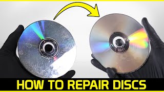 Repair & restoration of a scratched PS2 game disc - Howto resurface discs