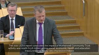 MSP participates in football debate