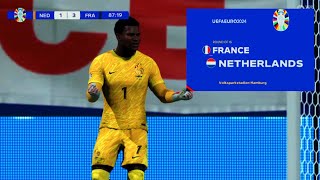 France 🇫🇷 vs Netherlands 🇳🇱 - UEFA EURO 2024 the best goals | EA FC 24 gameplay ps5 [4K 60]